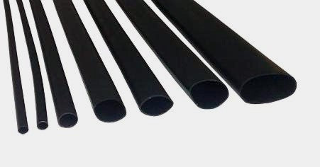 Termofit Negro 1/8 (3.18mm)